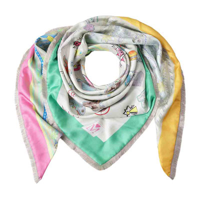 Scarf St. Tropez Cotton Fringes - S52STC062