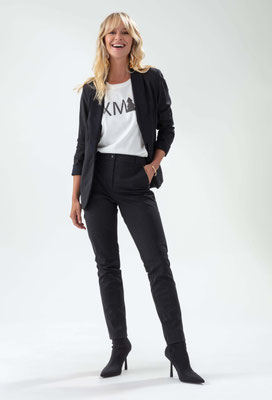 2013-VESTE-SANTA-907-NOIR POIS MORDORE