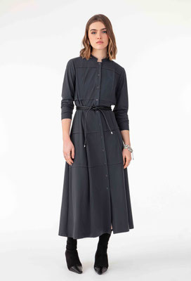 2077 Seren Robe Longue - 817 Acier