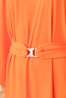 2049 Cassie Robe Courte - 215 Ultra Orange 