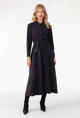 2077 Seren Robe Longue - 900 Noir