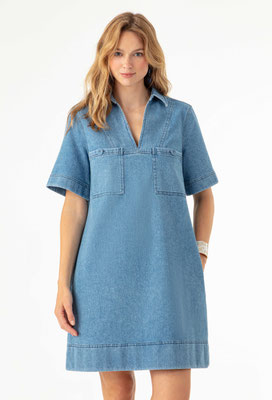 2053 April Robe Courte - 548 Jean's Bleu