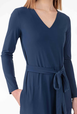 2097 Mellie Robe Longue - 505 Bleu Dur