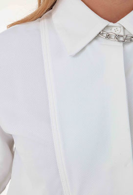 2051 Loreille Chemise - 015 Pique Blanc