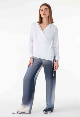2034 Kane Pantalon - 529 Ombres Bleutees