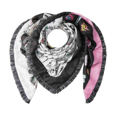 Scarf St. Tropez Lurex Fringes - S52SLU066