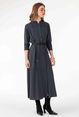 2077 Seren Robe Longue - 817 Acier