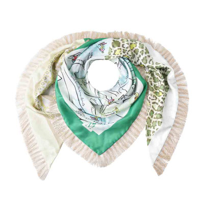 Scarf St. Tropez Lurex Fringes - S52SLU075