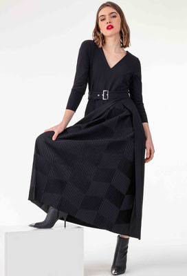 2068 Candace Robe Longue - 900 Noir