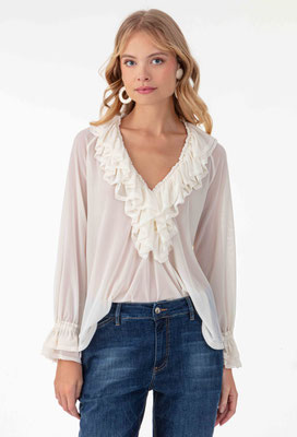 2002 Sael Blouse Resille - 001 Ecru