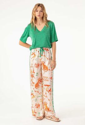 2083 Garry Pantalon - 464 Palm Fever
