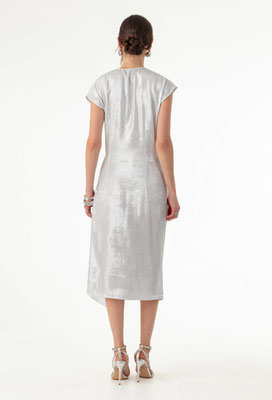 2007 Megan Robe Mi-Longue - 807 Argent 