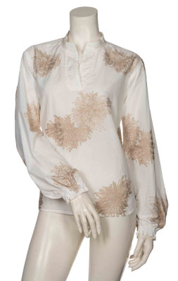 327-13 Blouse chainstitch