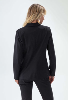 2013-VESTE-SANTA-907-NOIR POIS MORDORE
