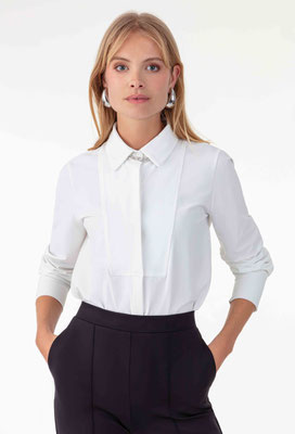 2051 Loreille Chemise - 015 Pique Blanc