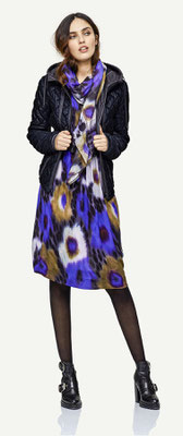 Jacket 128-14, Dress 158-17, Scarf 194-17