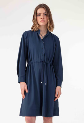 2060 Cyra Robe Courte - 505 Bleu Dur