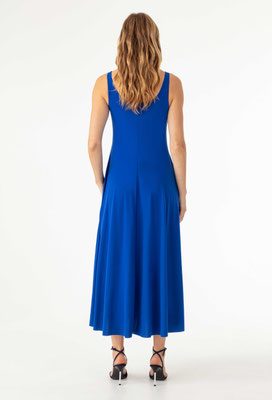 2094 Lara Robe Longue - 655 Bleu Electrique