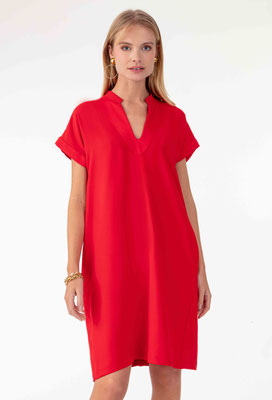 2015 Eleonore Robe Courte - 300 Rouge