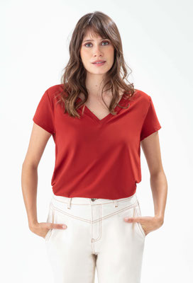2024-TEE-SHIRT-LINDA-728-TERRACOTTA 