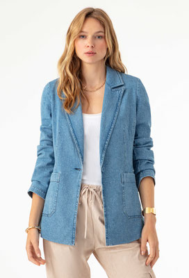 2093 Terry Veste - 548 Jean's Bleu