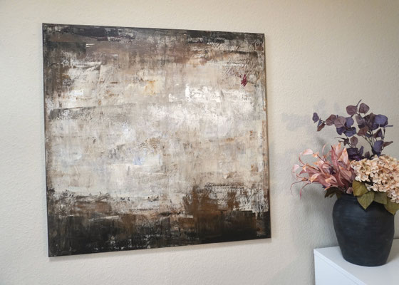 "Erdung 2" 100 x 100 cm
