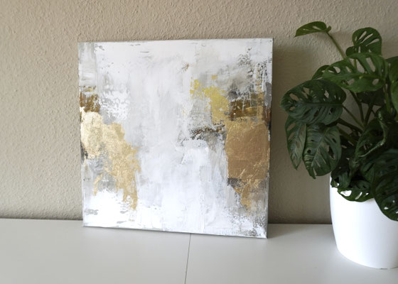 "Goldrausch 1" 50x50 cm