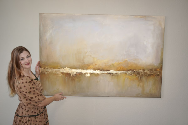 "Honighorizont" 150x100 cm