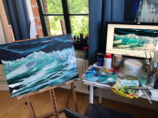 Auftrag 70x50 cm