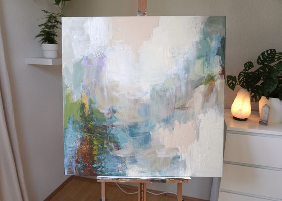 "Soft Flora" 100x100 cm