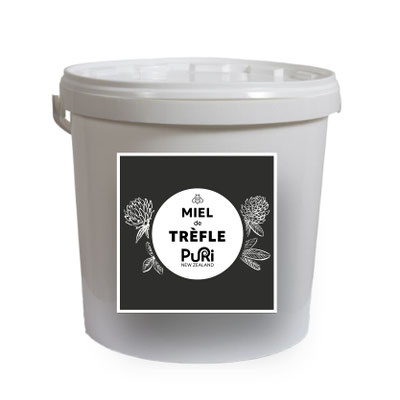 Seau de Miel de Trèfle de Nouvelle-Zélande de 10kg pour les professionnels