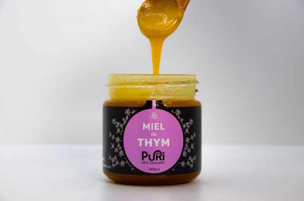 Miel de Thym de Nouvelle-Zélande de Puri New Zealand en pot de 240g