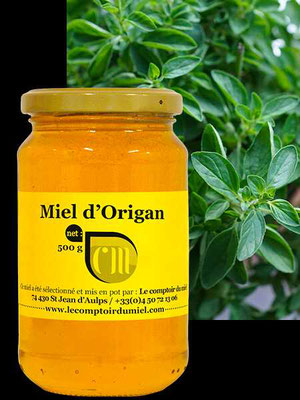 Pot de 300g de Miel d'Origan d'Espagne ou de Grèce de Comptoir du Miel