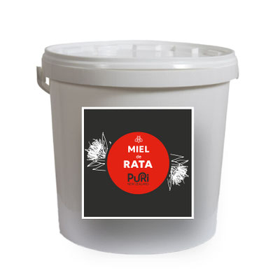 Seau de Miel de Rata de Nouvelle-Zélande de 10kg pour les professionnels