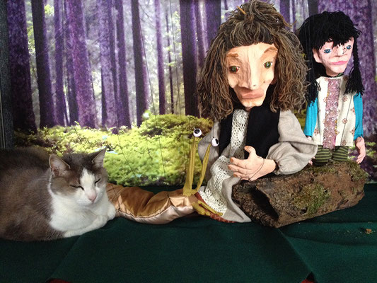 (Sushi) Schorsch, Murna und Zayra,  verschiedene Techniken und Materialien, 2014 S. Gygax-Zehnder