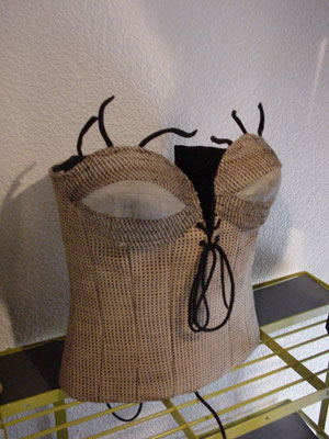 Bustier, Arbeit Mode design Schule Zürich, 1999