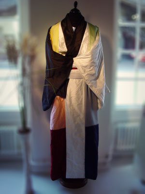 Kimono, Abschlusskleid Mode design Schule Zürich, 2000