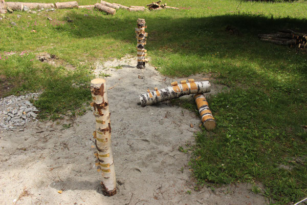 Sandra Gygax, Projekt Landart im Gasterntal Juli 2013
