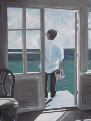 "Sichtweise" 2011, Acryl auf Leinwand, 60 x 80 cm