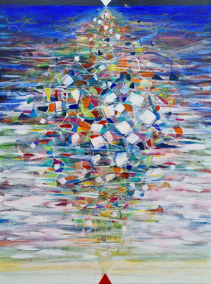 "Stufen" 2025, Acryl auf Leinwand, 60 x 80 cm 