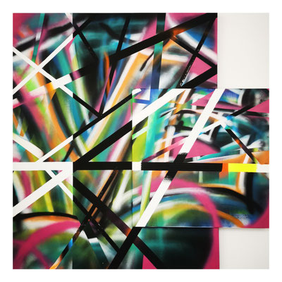 ARTwork: K.AMEL (AT) | SELECTed . 21 - Titel: LIVE - Halle 5 Edition - 140x140x4cm, 2.584,00€