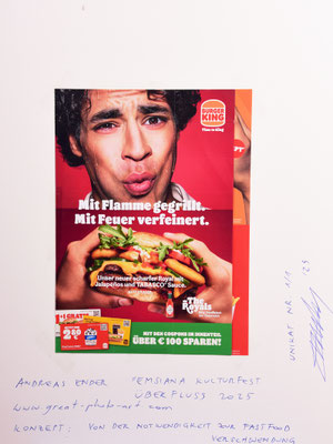 Konzept: Andreas Ender, Format / Rahmen: 40x50x4cm – Preis: je 377,00€ / 2er Set: 610,00€ | Rückseite