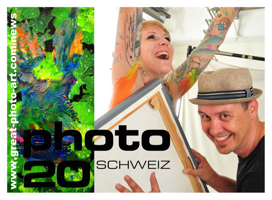 Postkarte: Andreas Ender, photo-art+painting | photo20 Zürich