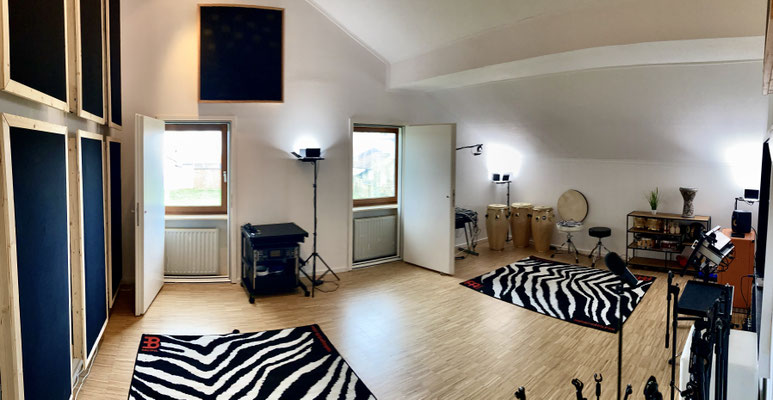 Aufnahmeraum in den Planet-Ton-Studios Altenstadt