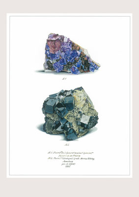 Equit - Meisterwerke Sächsischer Minerale - Fluorit - 1994