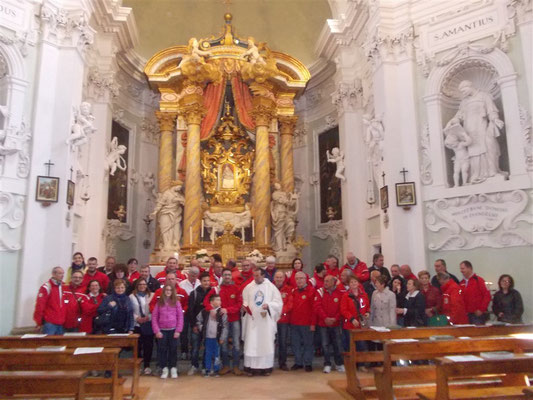 S.S. Messa - Benedizione Vespe e Vespisti al Santuario della Madonna di Belvedere  (Domenica 10 aprile 2016)