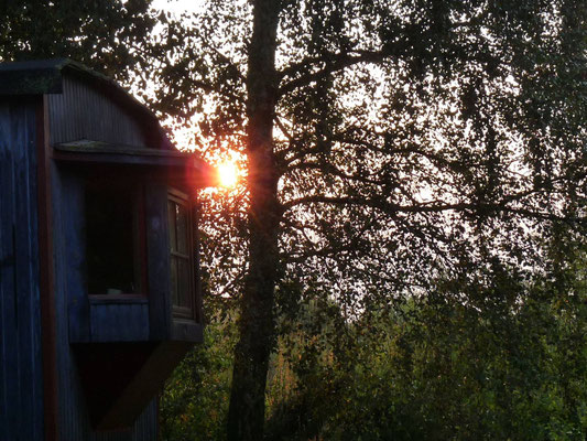 Abendstimmung am Schlösschen.