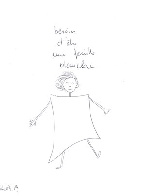 Rêver d'être une page blanche