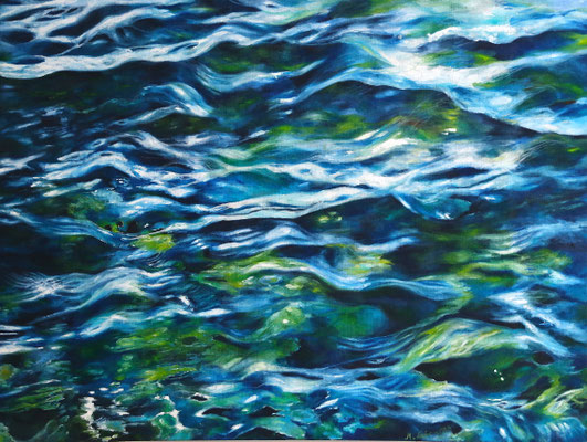 2024_Sistiana_90x120cm_Acryl_ungrundiertes Leinen