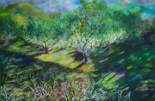 2025_Strunjan_120x180cm_Acryl_ungrundiertes Leinen